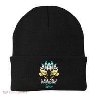 Namastay Sober NA AA 12 Step Recovery Narcotics Anonymous Beanie thumb 0