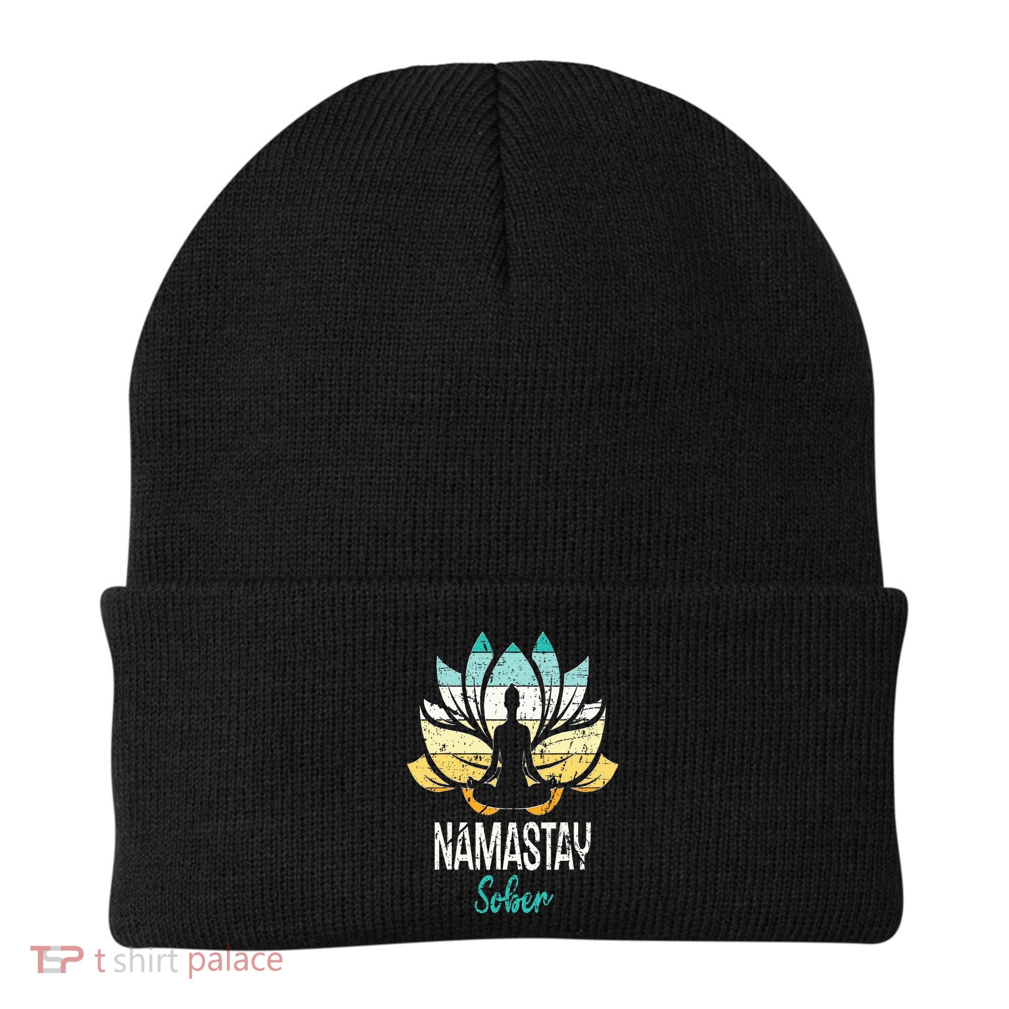 Namastay Sober NA AA 12 Step Recovery Narcotics Anonymous Beanie