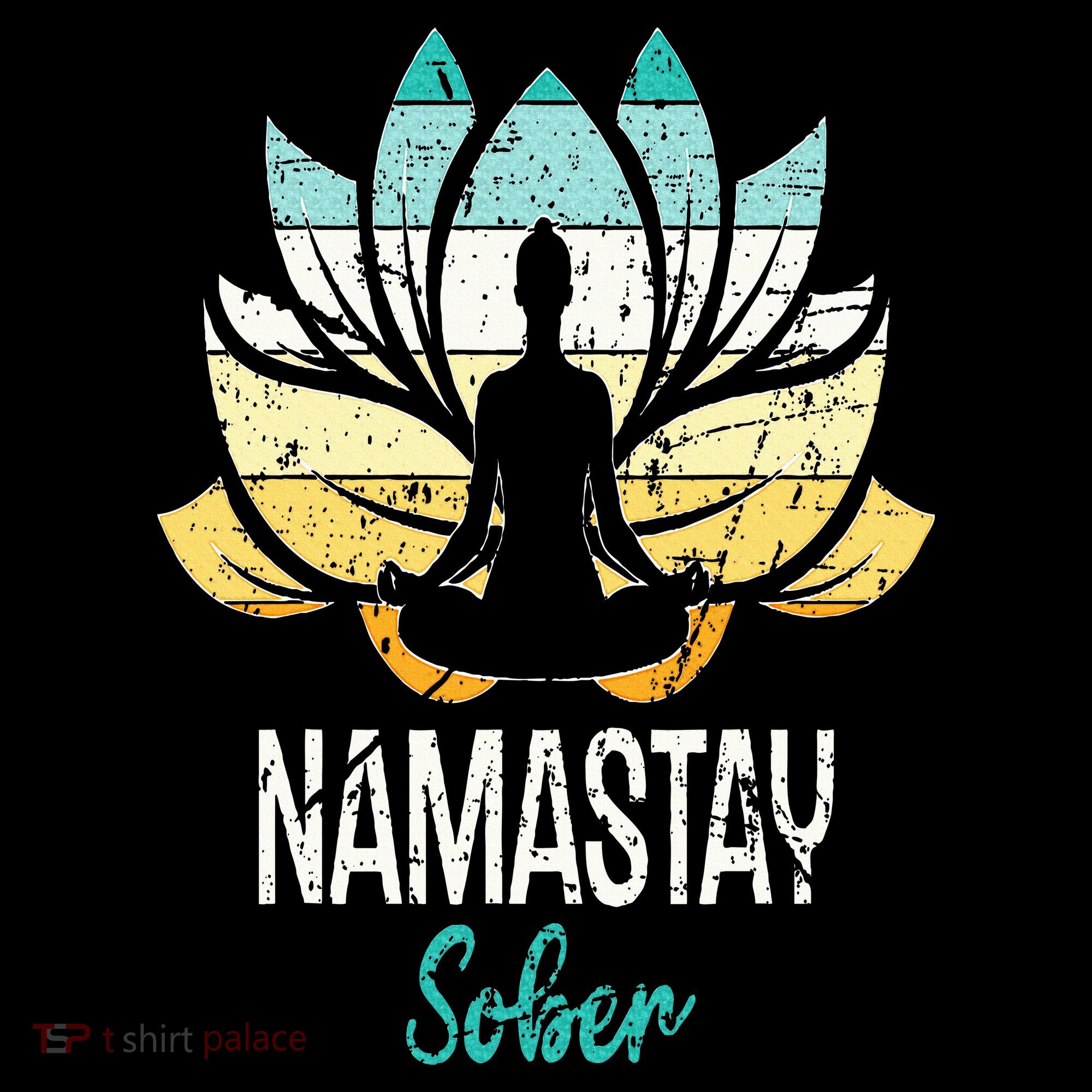 Namastay Sober NA AA 12 Step Recovery Narcotics Anonymous Women's Hoodie
