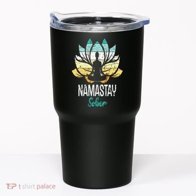 Namastay Sober NA AA 12 Step Recovery Narcotics Anonymous Tumbler