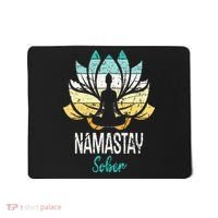 Namastay Sober NA AA 12 Step Recovery Narcotics Anonymous Mousepad thumb 0