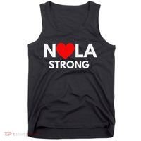 Nola Strong New Orleanssupport Never Forget Nola Strong Tank Top thumb 0