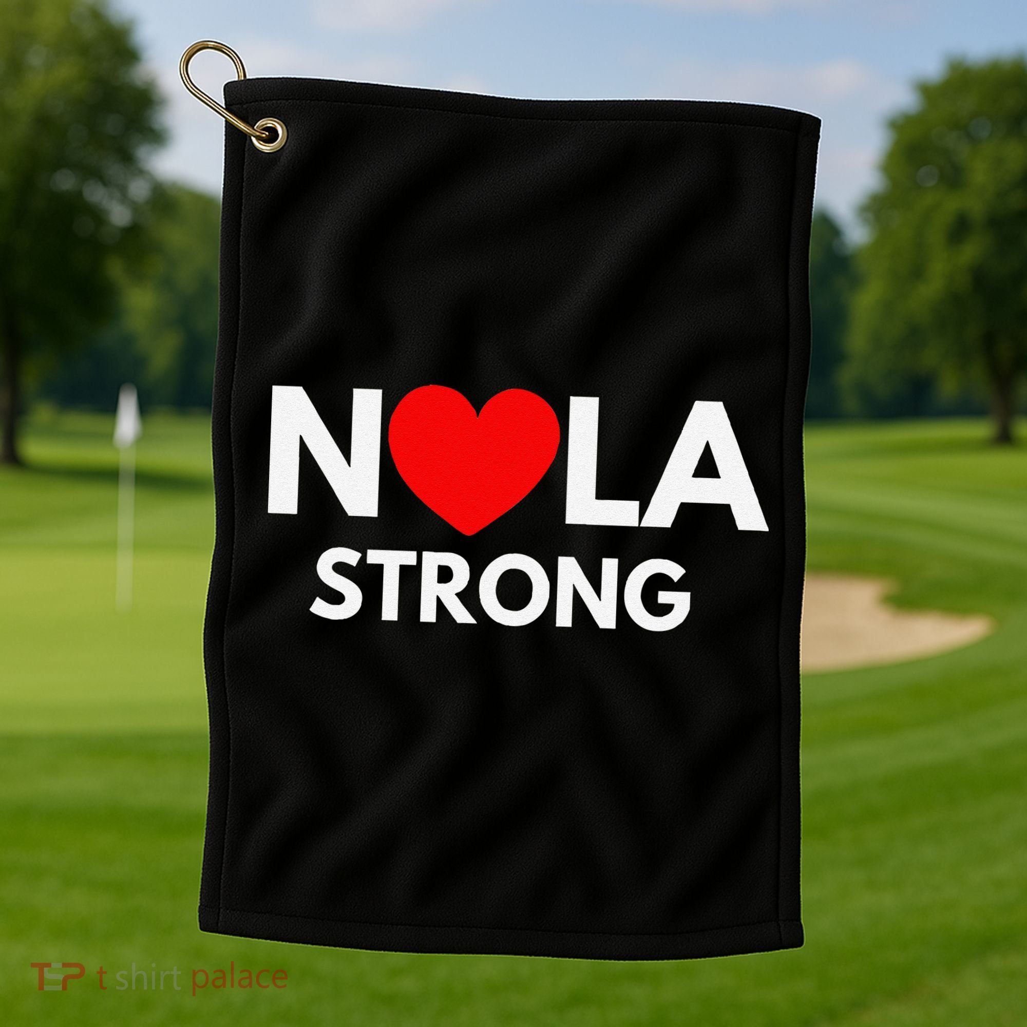 Nola Strong New Orleanssupport Never Forget Nola Strong Golf Towel