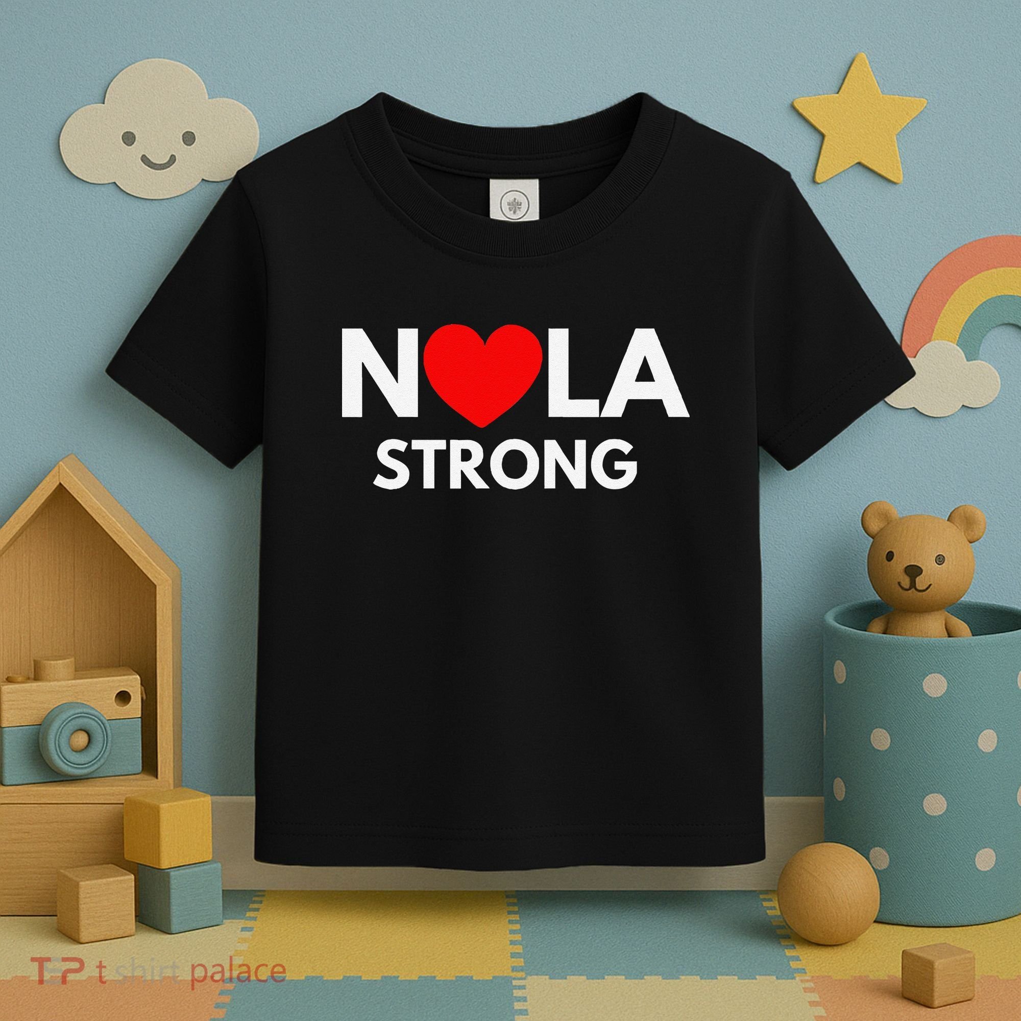 Nola Strong New Orleanssupport Never Forget Nola Strong Toddler T-Shirt