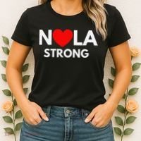 Nola Strong New Orleanssupport Never Forget Nola Strong Women's T-Shirt thumb 2