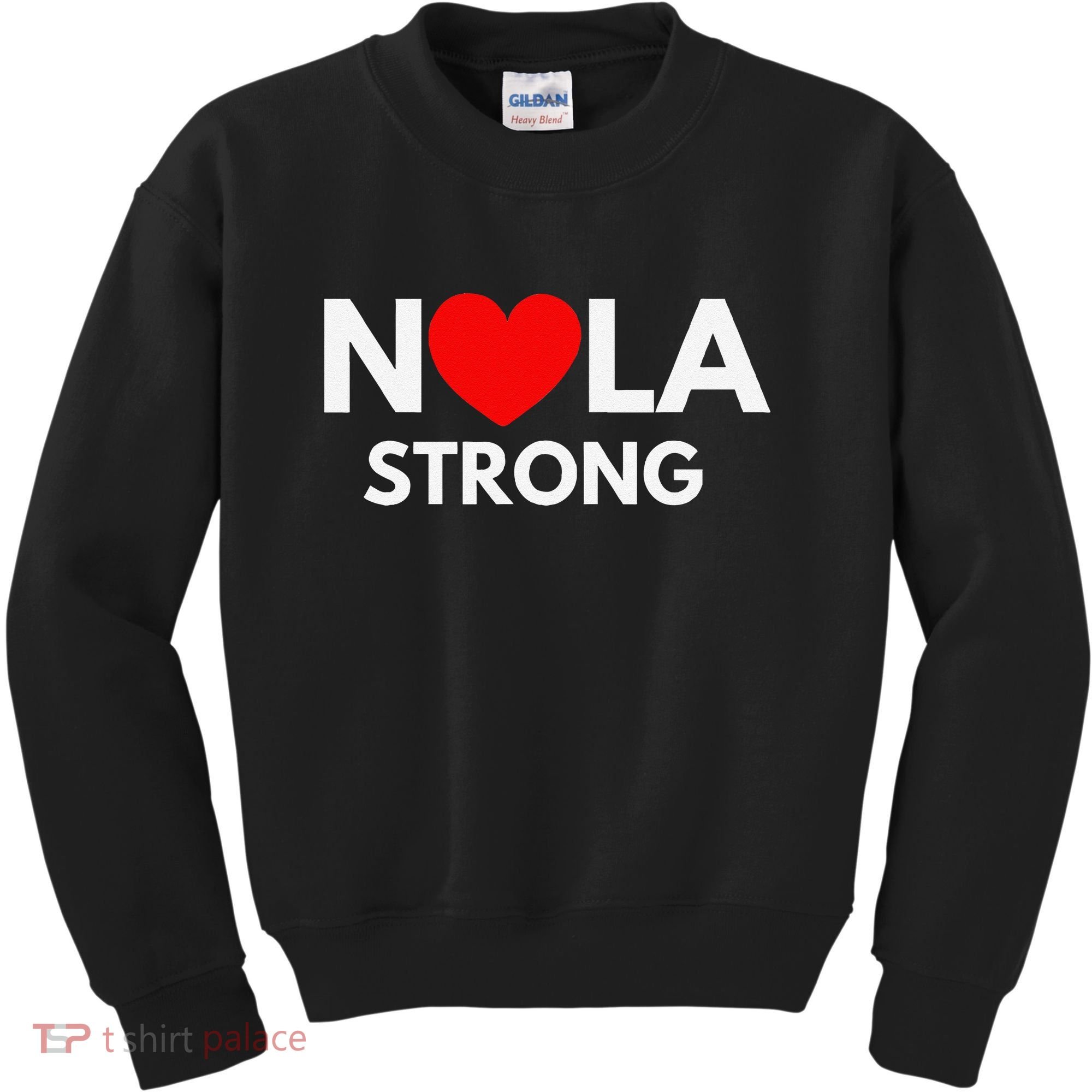 Nola Strong New Orleanssupport Never Forget Nola Strong Kids Sweatshirt