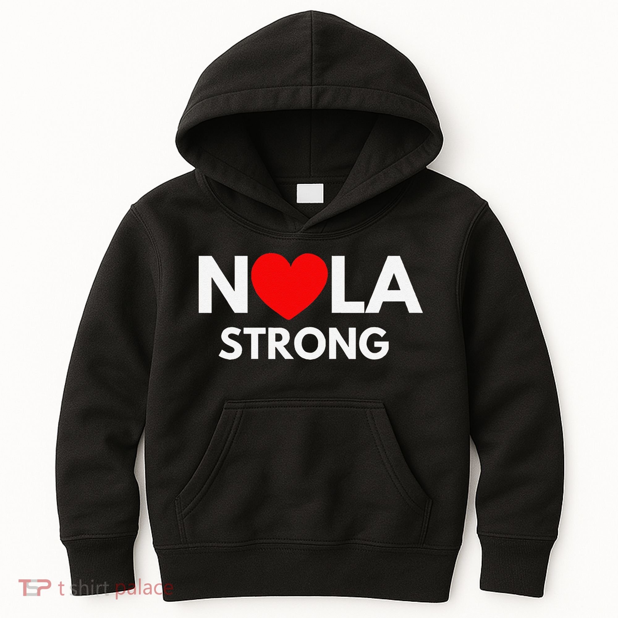 Nola Strong New Orleanssupport Never Forget Nola Strong Kids Hoodie