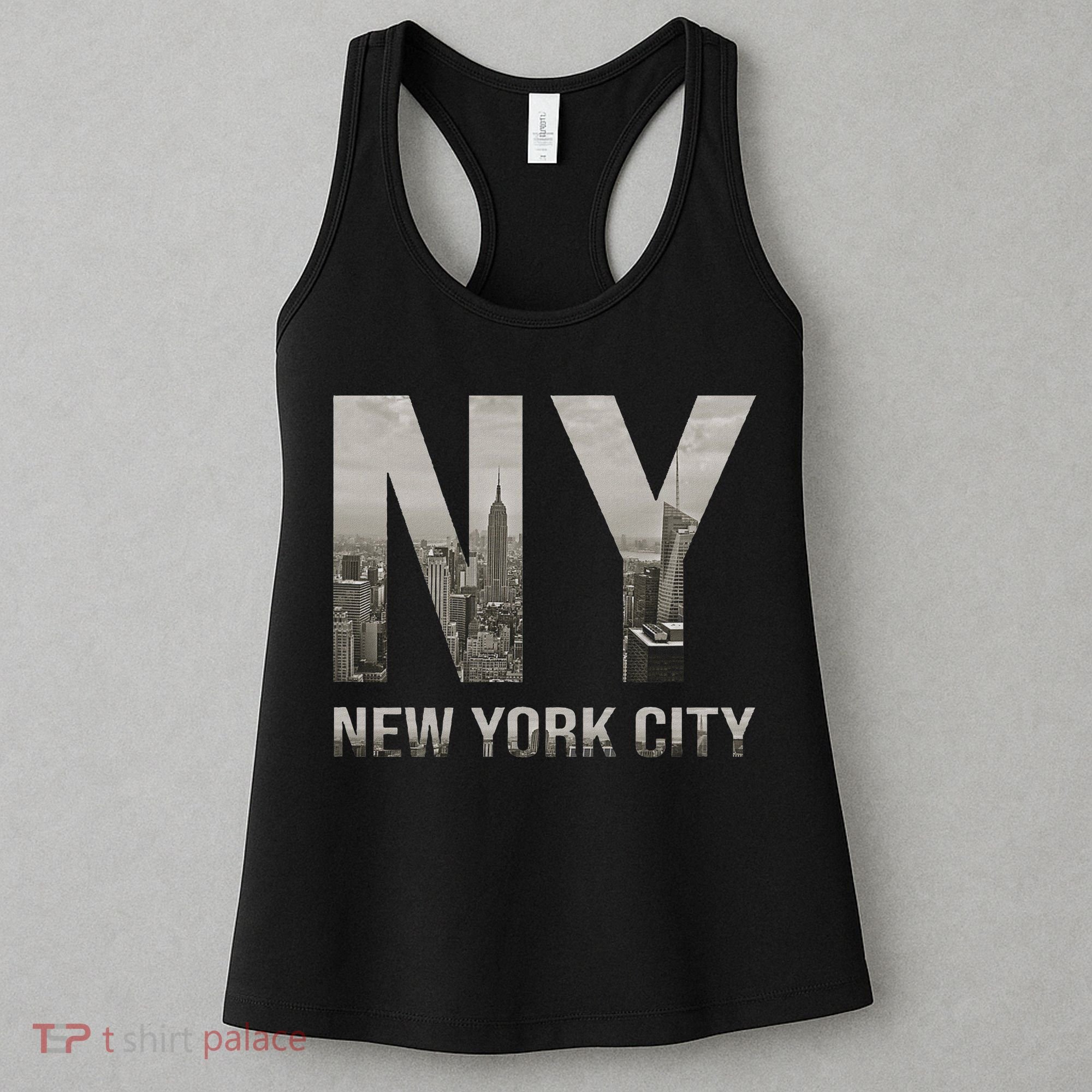 Nyc Skylines New York City That Never Sleeps Gift Women's Tank Top
