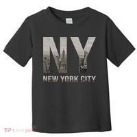 Nyc Skylines New York City That Never Sleeps Gift Toddler T-Shirt thumb 0