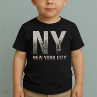 Nyc Skylines New York City That Never Sleeps Gift Toddler T-Shirt thumb 2