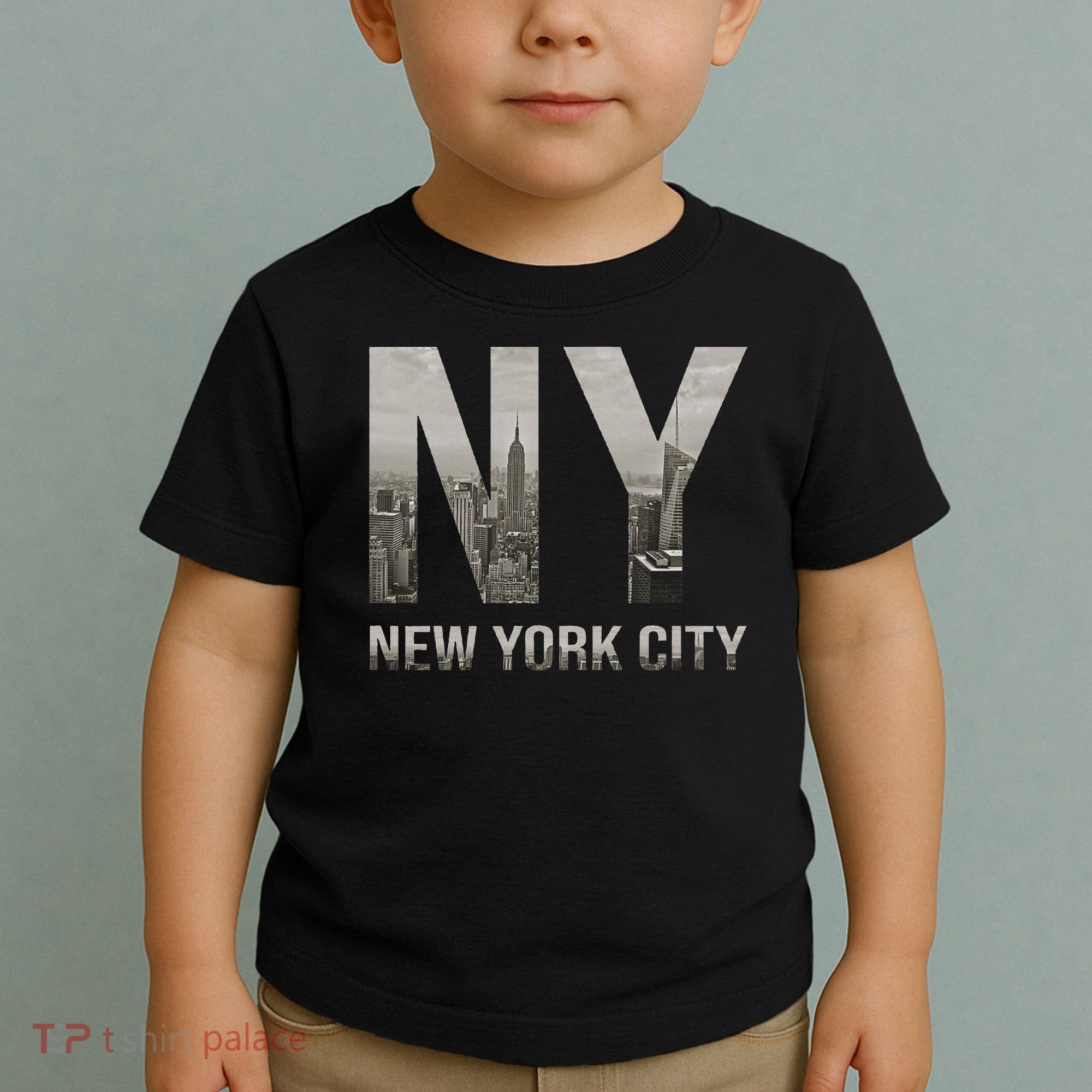 Nyc Skylines New York City That Never Sleeps Gift Toddler T-Shirt