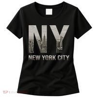 Nyc Skylines New York City That Never Sleeps Gift Women's T-Shirt thumb 0