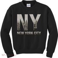 Nyc Skylines New York City That Never Sleeps Gift Kids Sweatshirt thumb 0