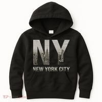 Nyc Skylines New York City That Never Sleeps Gift Kids Hoodie thumb 0