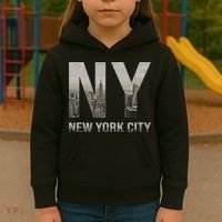 Nyc Skylines New York City That Never Sleeps Gift Kids Hoodie thumb 3