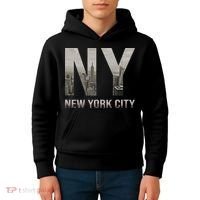 Nyc Skylines New York City That Never Sleeps Gift Kids Hoodie thumb 4