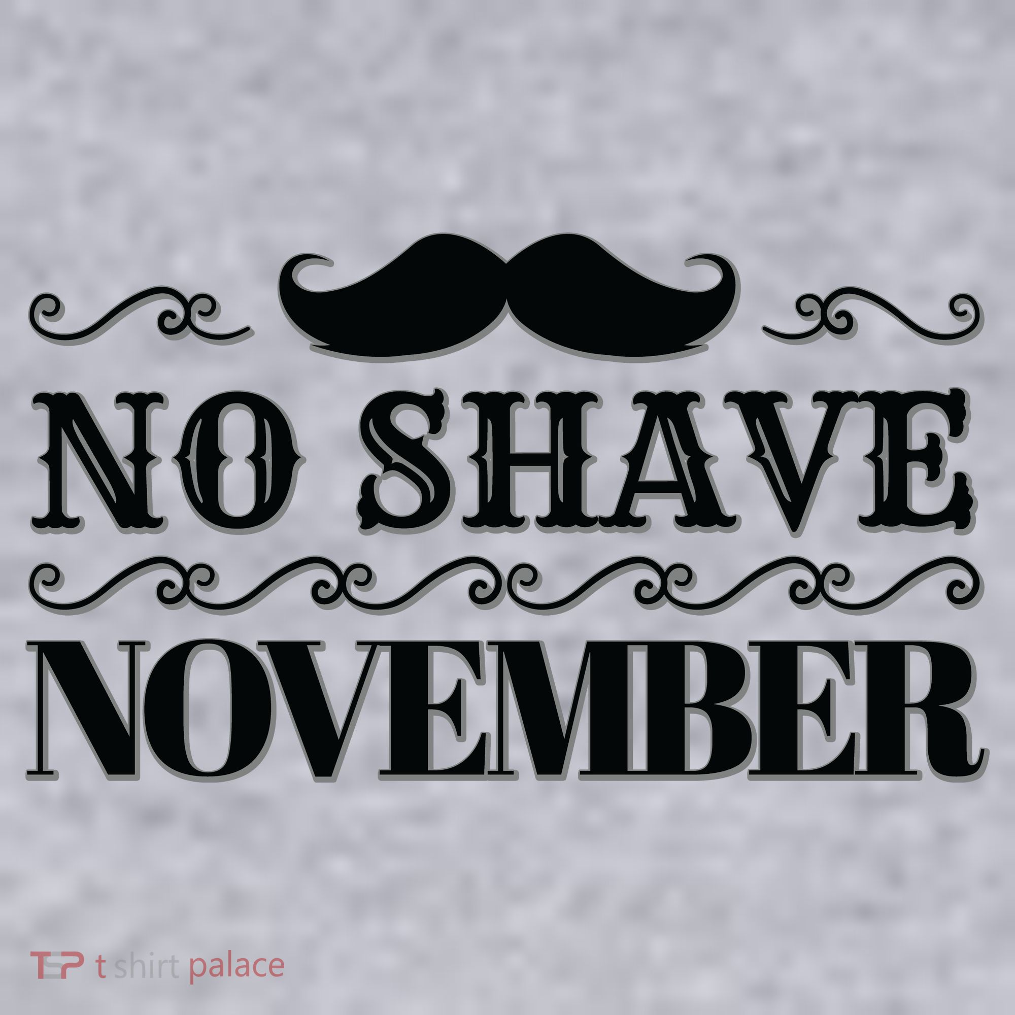 No Shave November Mustache Funny Women's Sweatshirt