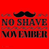 No Shave November Mustache Funny Santa Hat thumb 1