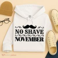 No Shave November Mustache Funny Hoodie thumb 4