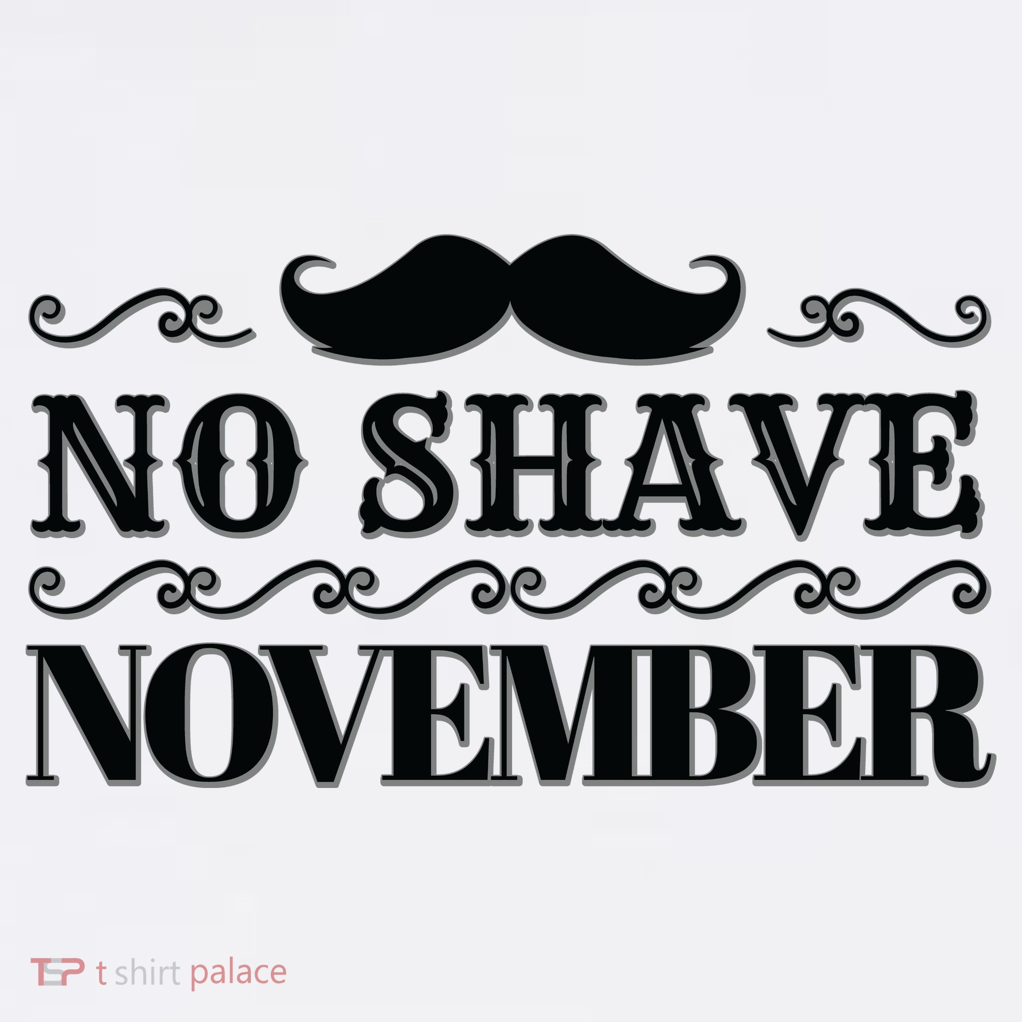 No Shave November Mustache Funny Sweatshirt