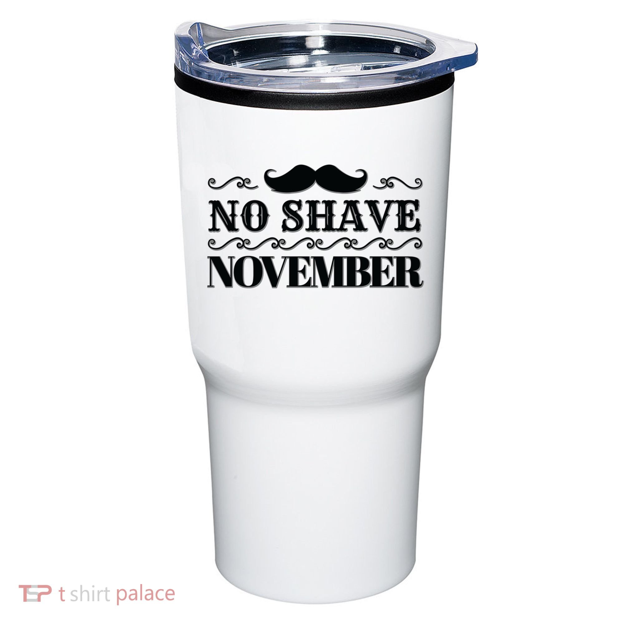 No Shave November Mustache Funny Tumbler