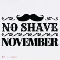 No Shave November Mustache Funny Mousepad thumb 1