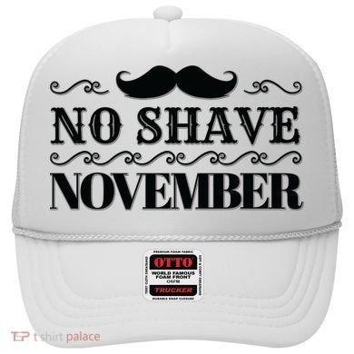 No Shave November Mustache Funny Hat