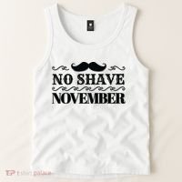 No Shave November Mustache Funny Tank Top thumb 2
