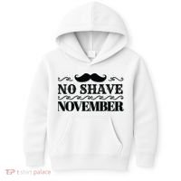No Shave November Mustache Funny Kids Hoodie thumb 0