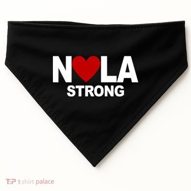 Nola Strong New Orleans Support Never Forget USA-Made Doggie Bandana