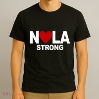 Nola Strong New Orleans Support Never Forget T-Shirt thumb 3
