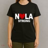 Nola Strong New Orleans Support Never Forget T-Shirt thumb 4