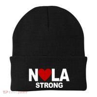 Nola Strong New Orleans Support Never Forget Beanie thumb 0