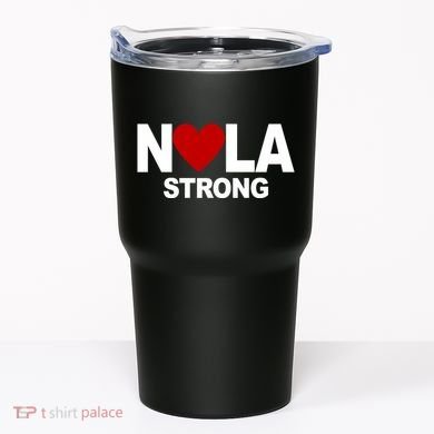 Nola Strong New Orleans Support Never Forget Tumbler