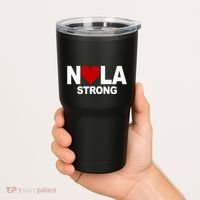 Nola Strong New Orleans Support Never Forget Tumbler thumb 2