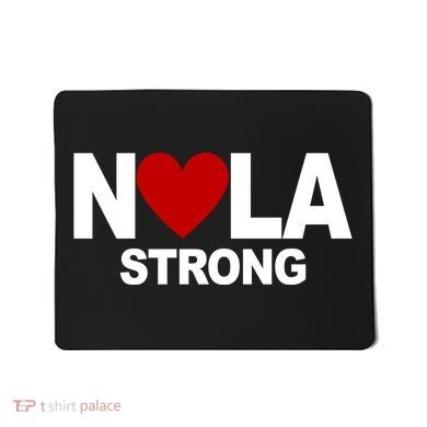 Nola Strong New Orleans Support Never Forget Mousepad