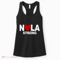 Nola Strong New Orleans Support Never Forget Women's Tank Top thumb 0