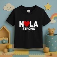 Nola Strong New Orleans Support Never Forget Toddler T-Shirt thumb 3