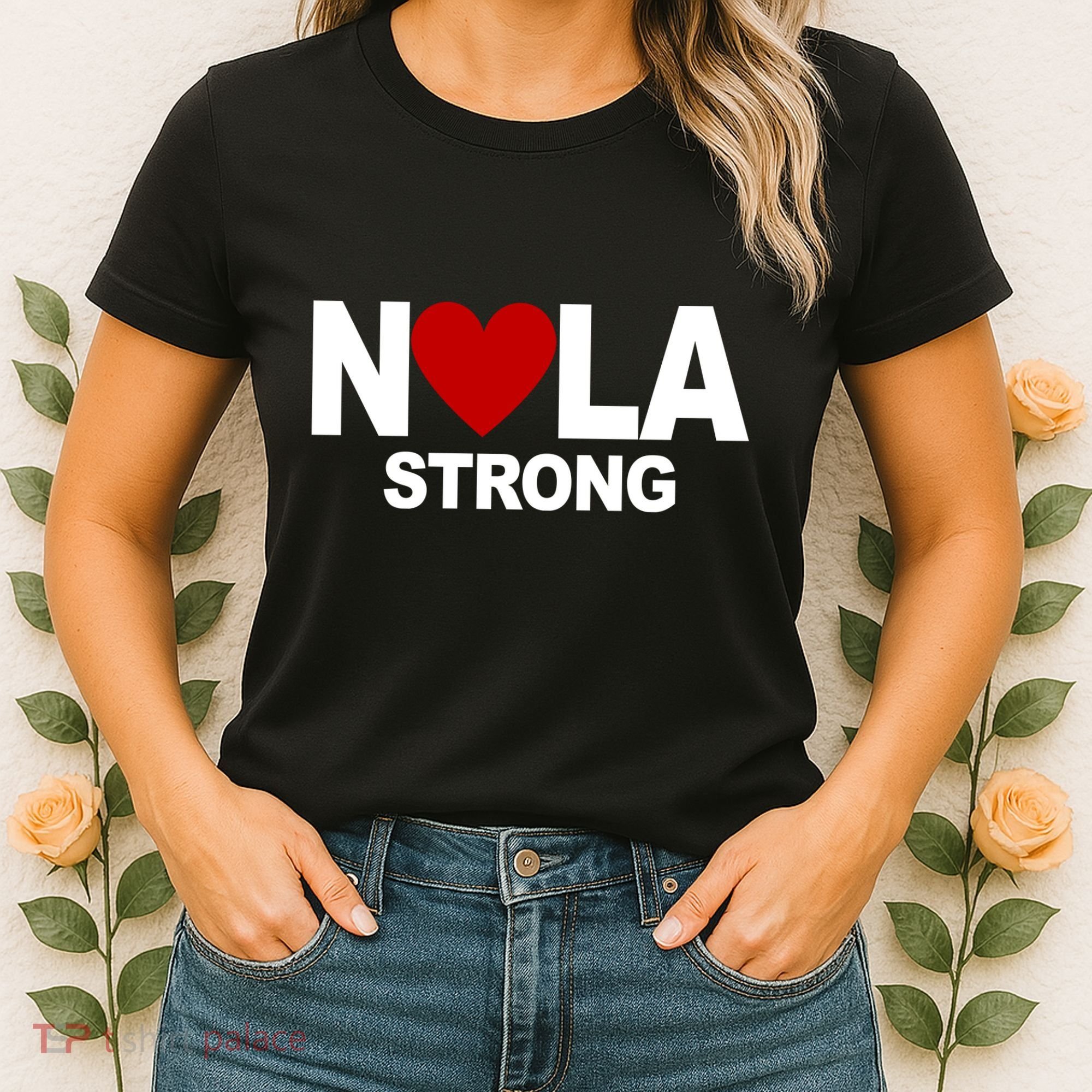 Nola Strong New Orleans Support Never Forget Women's T-Shirt