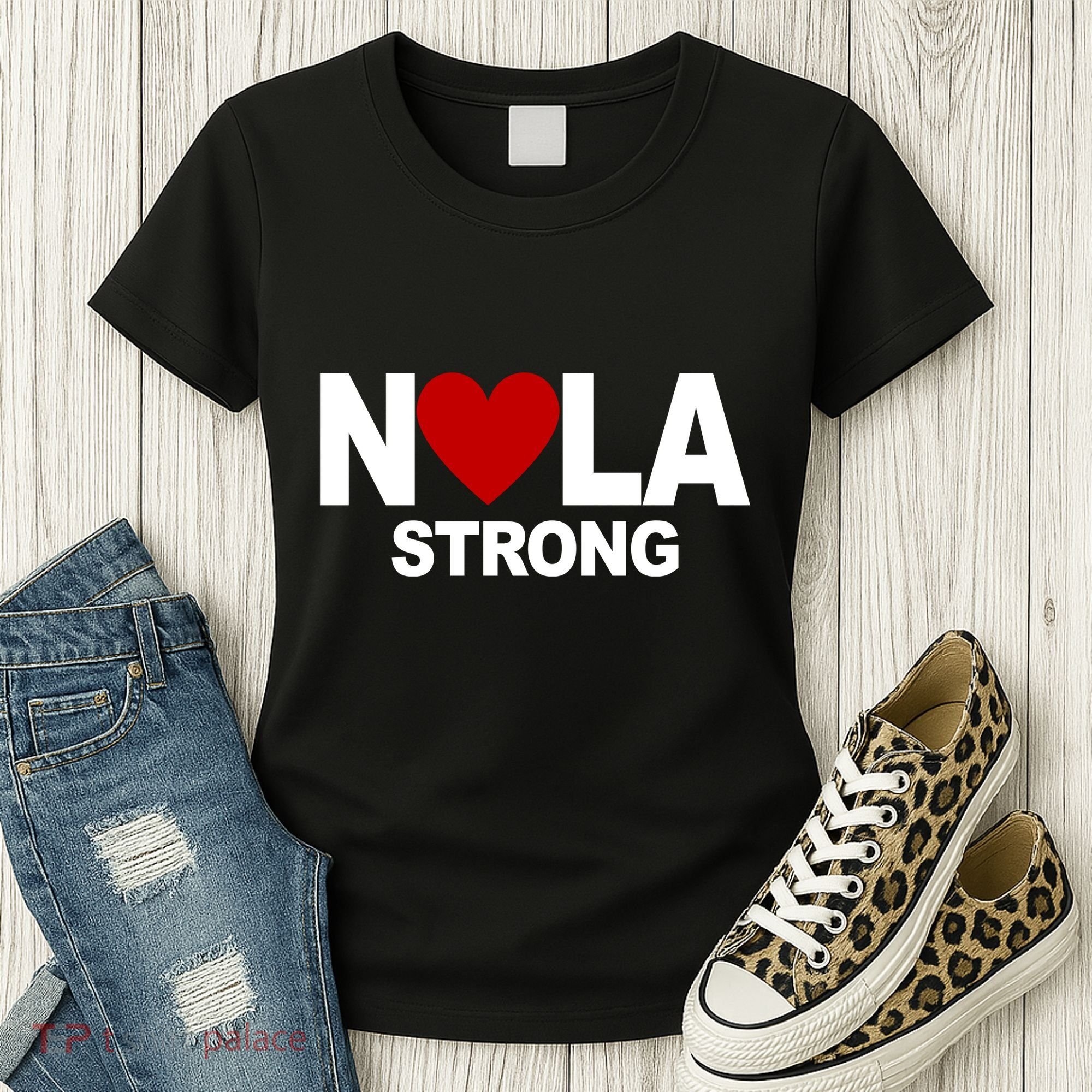 Nola Strong New Orleans Support Never Forget Women's T-Shirt