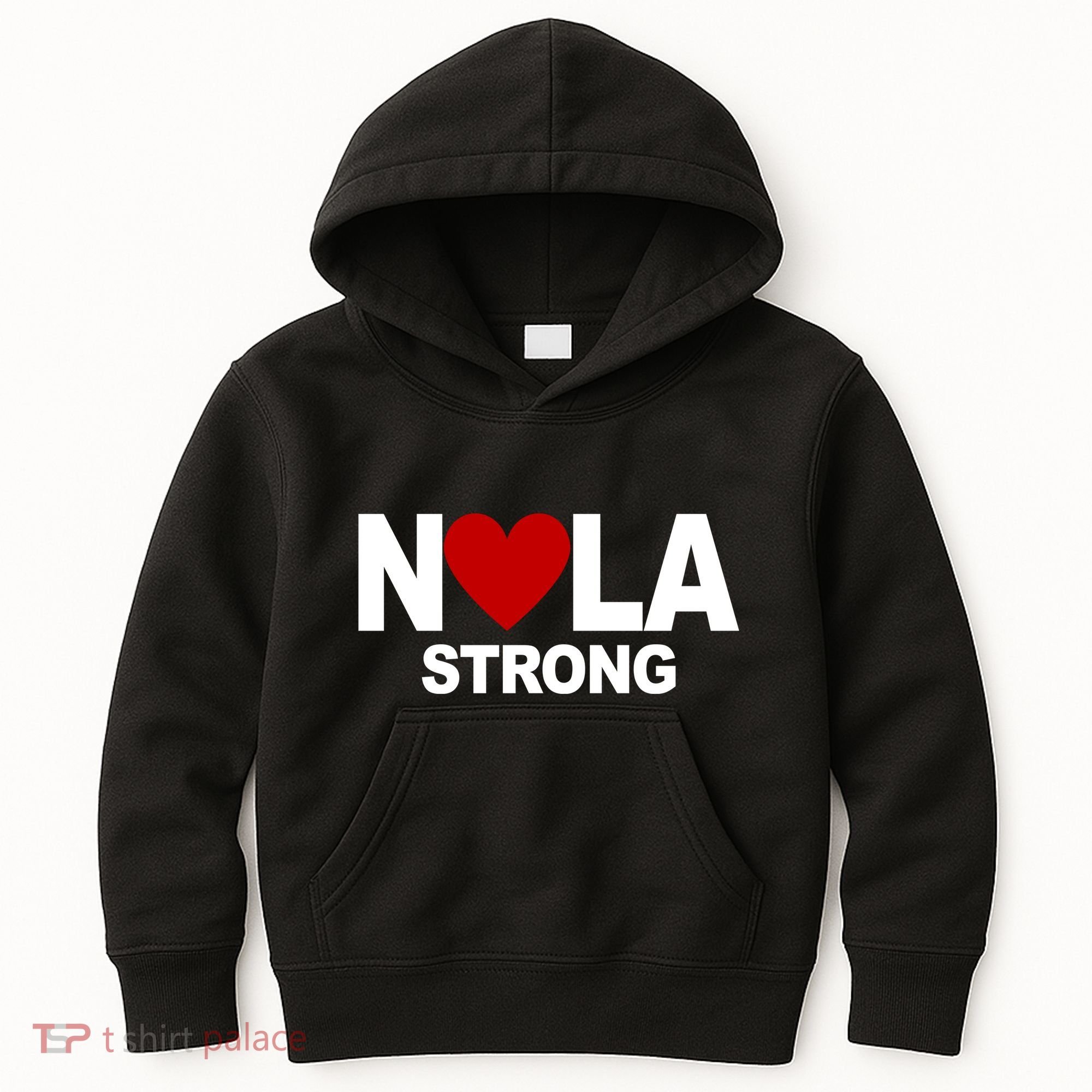Nola Strong New Orleans Support Never Forget Kids Hoodie