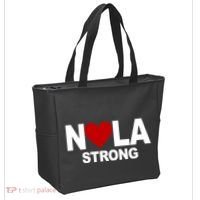 Nola Strong New Orleans Support Never Forget Tote Bag thumb 2