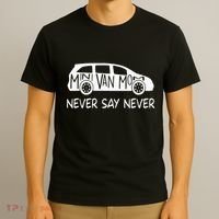 Never Say Never Sayings Minivan Cute Soccer Mom Goalkeepers T-Shirt thumb 3