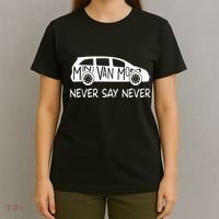 Never Say Never Sayings Minivan Cute Soccer Mom Goalkeepers T-Shirt thumb 4