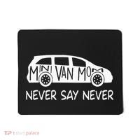 Never Say Never Sayings Minivan Cute Soccer Mom Goalkeepers Mousepad thumb 0