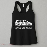 Never Say Never Sayings Minivan Cute Soccer Mom Goalkeepers Women's Tank Top thumb 3