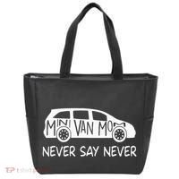 Never Say Never Sayings Minivan Cute Soccer Mom Goalkeepers Tote Bag thumb 0