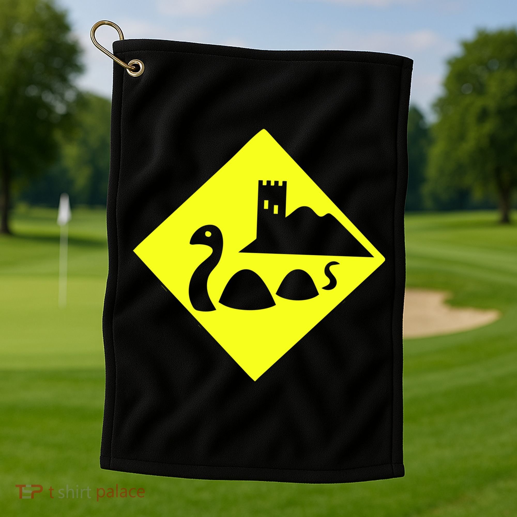 Nessie Scotland Golf Towel