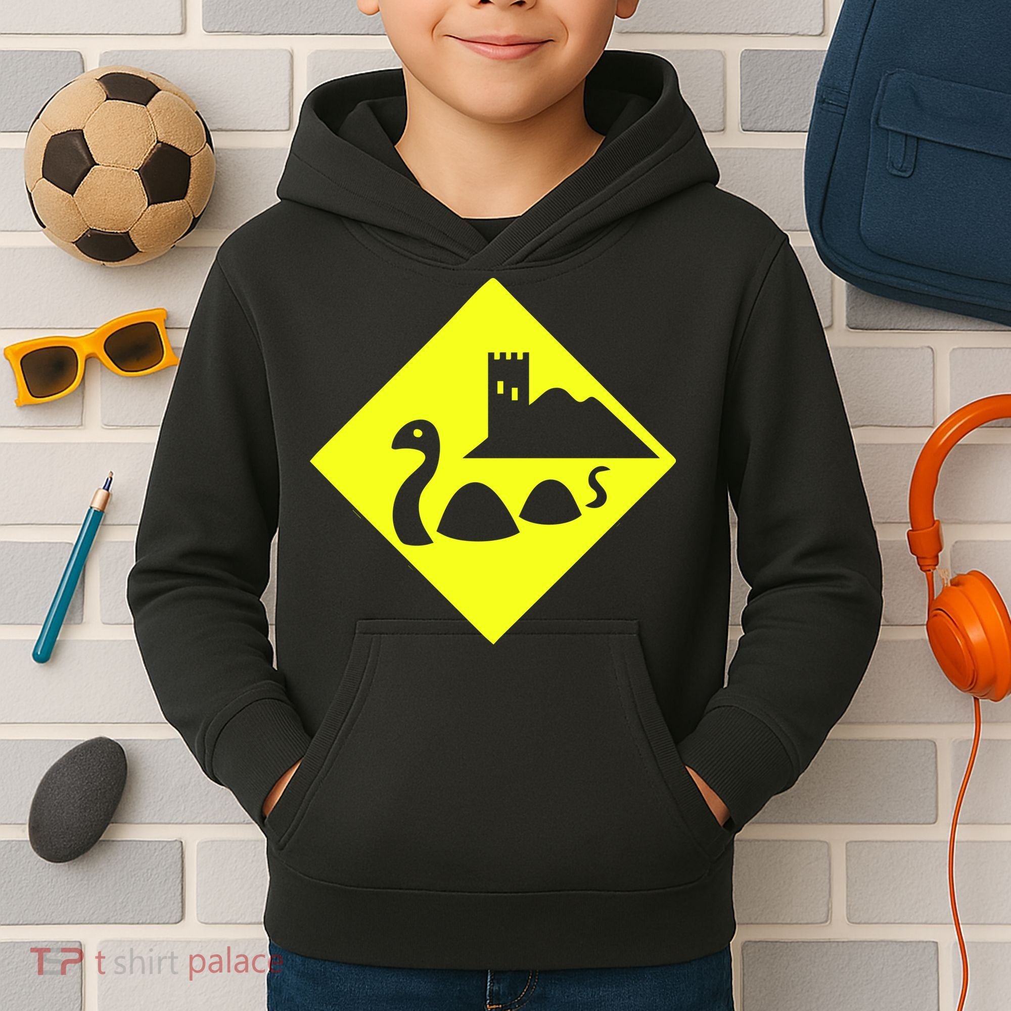Nessie Scotland Kids Hoodie
