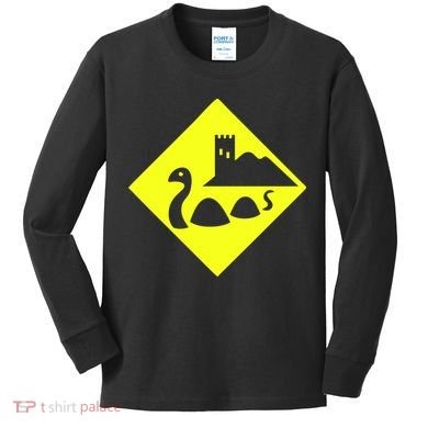 Nessie Scotland Kids Long Sleeve Shirt